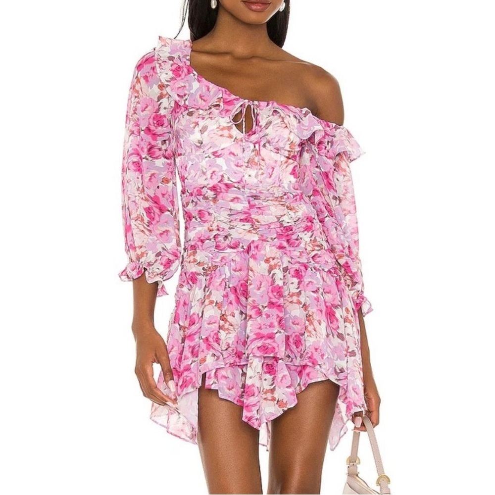 For Love and Lemons Sofia Mini Dress Size Small - Picture 2 of 11